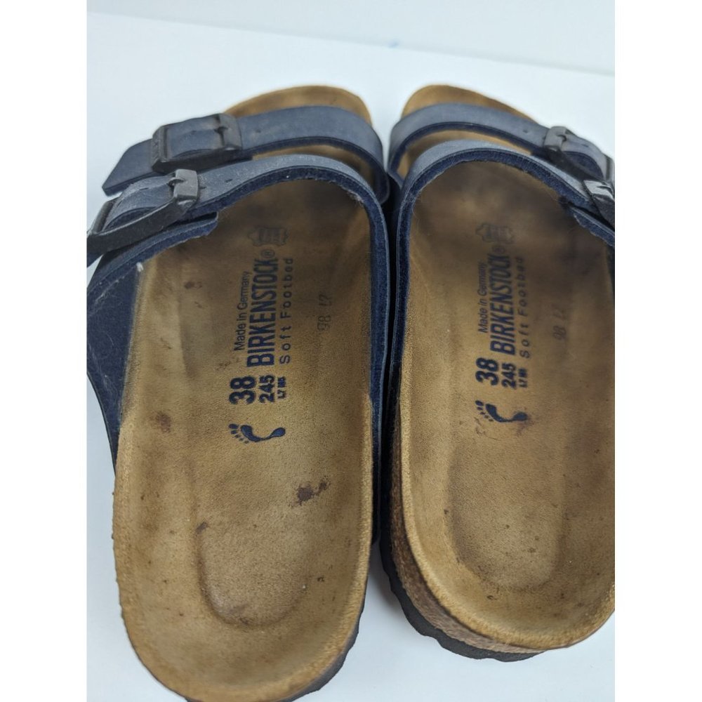 Birkenstock Navy Blue Sandals - Picture 4 of 6